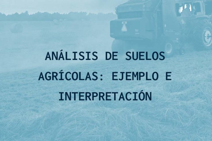 Análisis de suelos agrícolas: ejemplo e interpretación