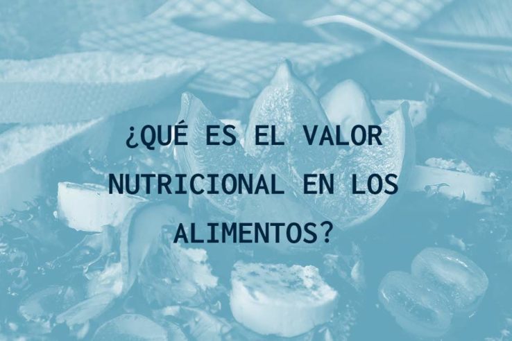 ¿Qué es el valor nutricional en los alimentos?