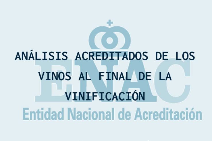 Análisis acreditados de los vinos al final de la vinificación